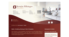 Desktop Screenshot of kerstin-hilsinger.de
